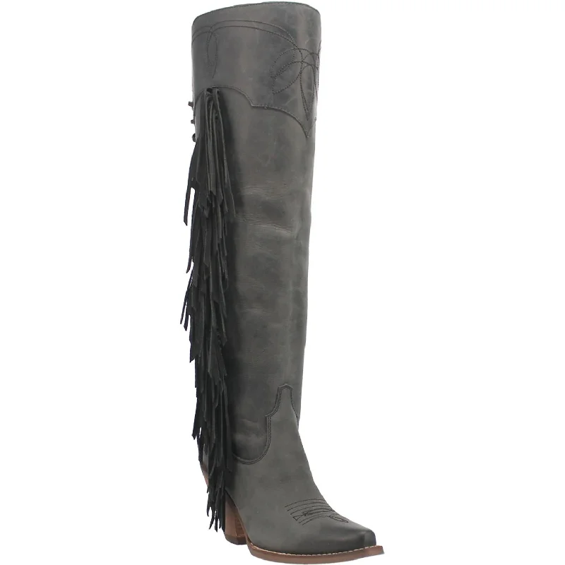 Online Exclusive | Dingo | Sky High Cowboy Boot in Black **PREORDER