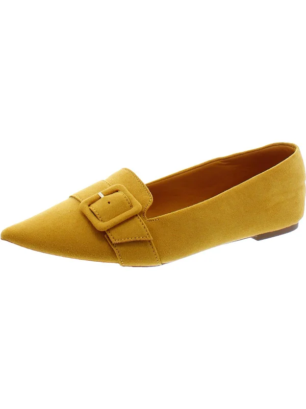 Womens Comfort Insole Faux Suede Flat Shoes