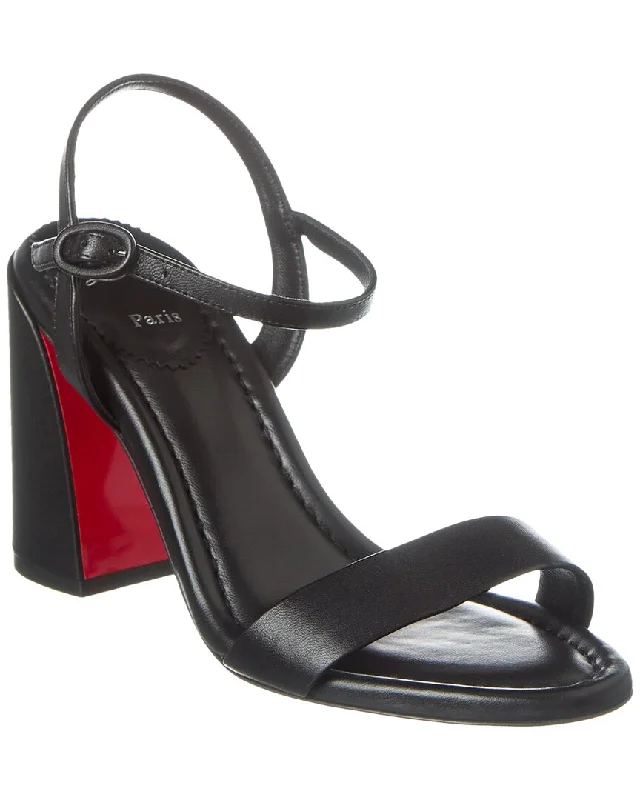 Christian Louboutin Miss Jane 85 Leather Sandal