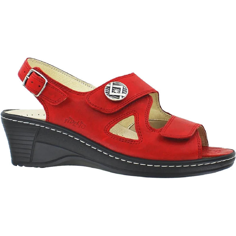 Women's Fidelio Sophia Hallux Galant Bunion Relief 48-4006 Red Leather