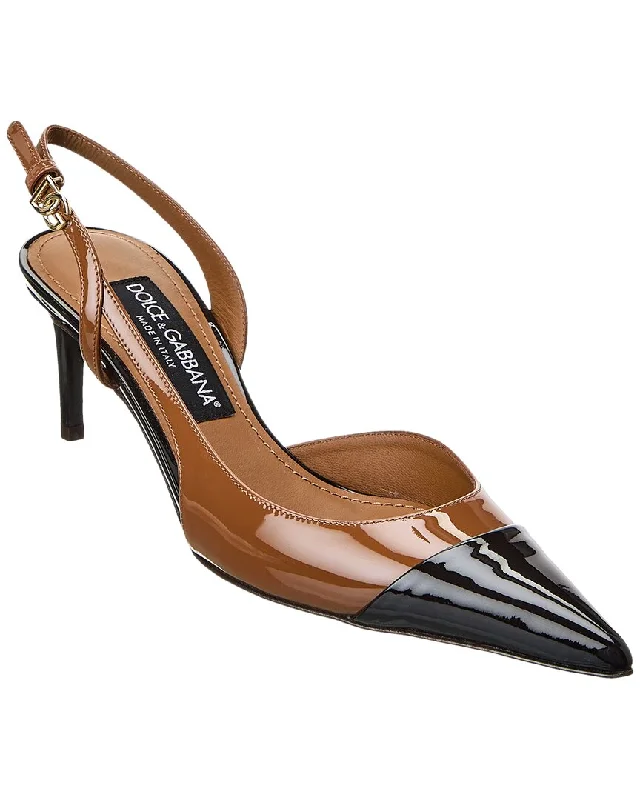 Dolce & Gabbana Patent Slingback Pump