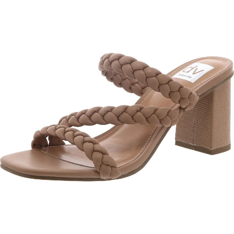 HALLEIGH Womens Braided Lizard Heels