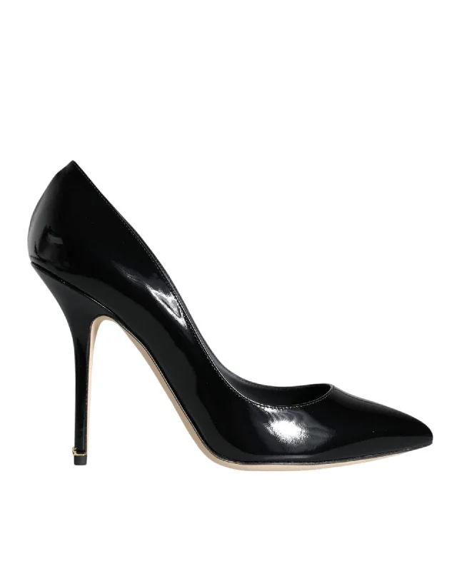 Dolce & Gabbana Patent Leather Bellucci Pumps Heels Shoes