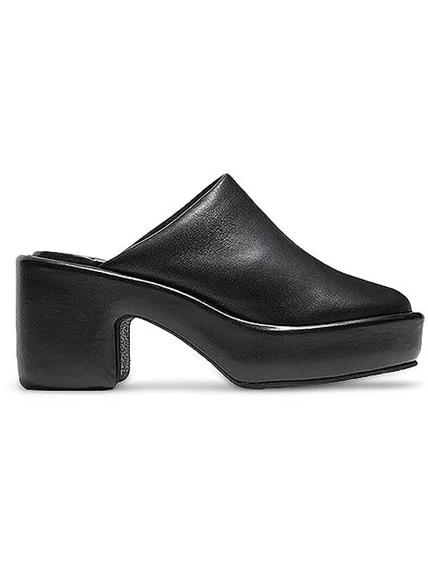 Dorice Womens Leather Slip On Mules