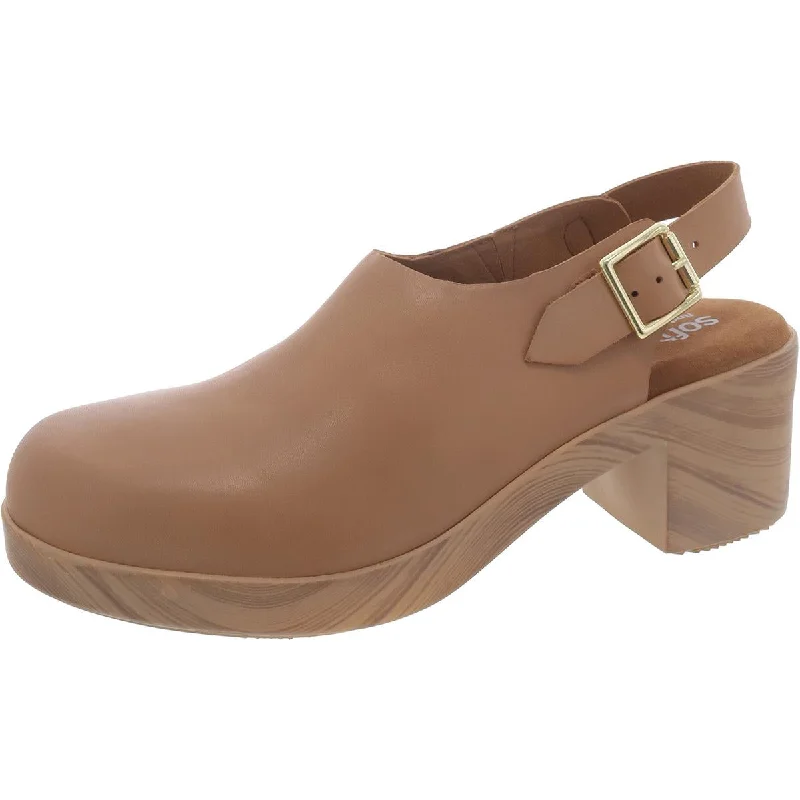 FAIRBANKS Womens Faux Leather Slip On Clogs